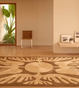 Nanimarquina Sunbirds rug Charcoal 01EAMSUNNEG03 Charcoal