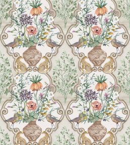 Sundara Wallpaper by Osborne & Little Linen/Coral