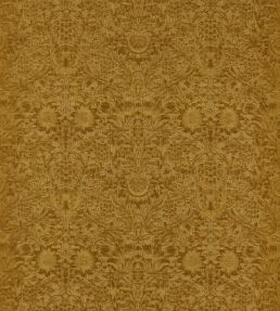Sunflower Caffoy Velvet Fabric by Morris & Co Sussex Rush