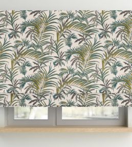 Surabaya Fabric by Arley House Steel Blue