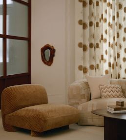 Surya Fabric by JORO J2-Ecru/Sepia