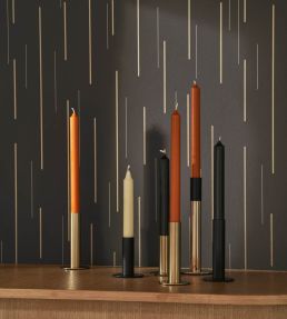 Suspension Wallpaper by Casadeco Noir Fusain