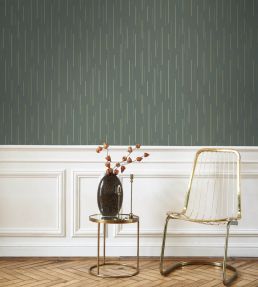 Suspension Wallpaper by Casadeco Vert Taiga