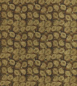 Suzani Archive Embroidery Fabric by Zoffany Antique Gold/Ink