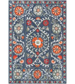 Louis De Poortere Suzani rug Nordic 118640 Nordic