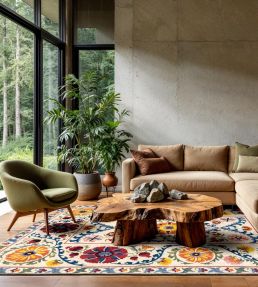 Louis De Poortere Suzani rug Origine 118630 Origine