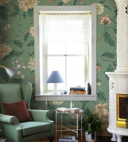 Suzanne Wallpaper by Sandberg Emerald