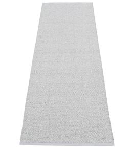 Pappelina Svea Runner rug Grey Metallic/Light grey SV9A724 Grey Metallic/Light grey