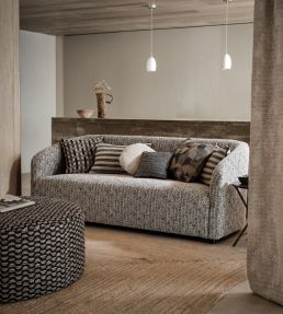 Sven Fabric by Clarke & Clarke Charcoal