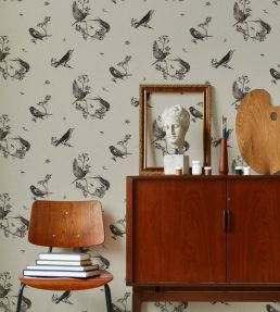Sweet Birds Wallpaper by Coordonne Black