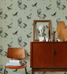 Sweet Birds Wallpaper by Coordonne Matcha