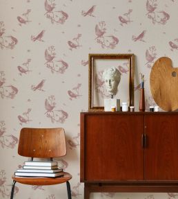 Sweet Birds Wallpaper by Coordonne Rose