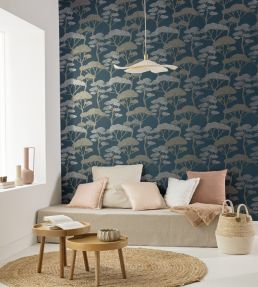 Sweet Wallpaper by Caselio Bleu Irise
