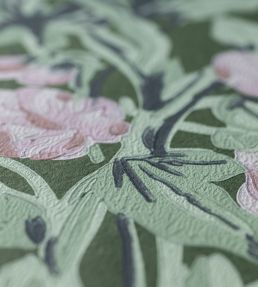Sweet Pea Wallpaper by Farrow & Ball Green