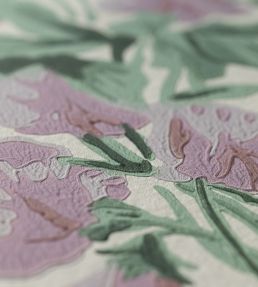 Sweet Pea Wallpaper by Farrow & Ball Pink