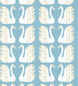 Swim Swam Swan Wallpaper by Scion Sky / Chai