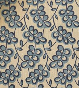 Swing Fabric by Ian Sanderson Cerulean