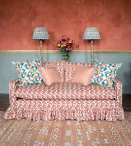 Swing Fabric by Ian Sanderson Cerulean