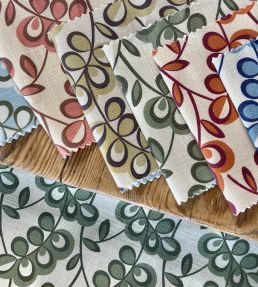Swing Fabric by Ian Sanderson Cerulean
