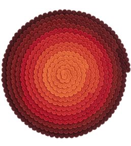 cc-tapis Swirl Round rug Autumn SWIRS -AUTUMN Autumn