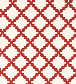 Swithland Embroidery Fabric by Scion Ladybird Red