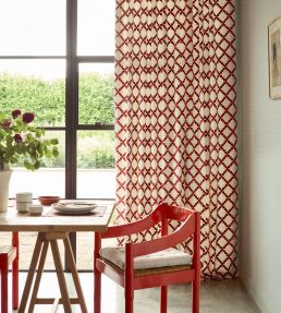 Swithland Embroidery Fabric by Scion Ladybird Red