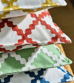 Swithland Embroidery Fabric by Scion Ladybird Red