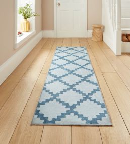 Scion Swithland Runner rug Denim SSWI5DEN6123 Denim