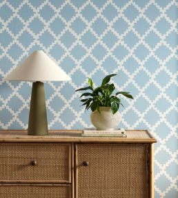 Swithland Wallpaper by Scion Coast Blue