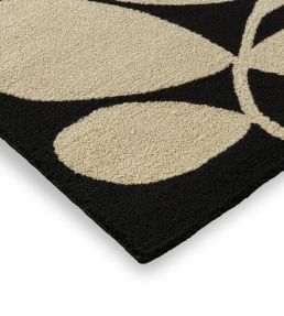 Orla Kiely Sycamore Outdoor rug Black 464205140200-US Black