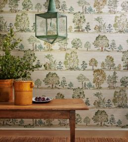 Sylvan Grasscloth Wallpaper by Madeaux 01 Pine