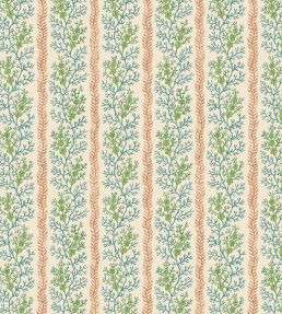 Symington Wallpaper by GP & J Baker Teal/Red