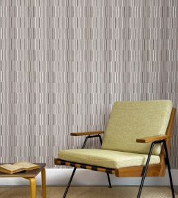 Syncopation Wallpaper by Mini Moderns Grey