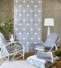 Kos Fabric by Prestigious Textiles Azure
