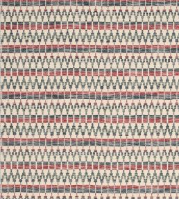 Tabriz Fabric by Jane Churchill Red/Navy