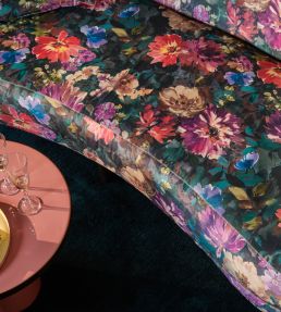 Tahiti Fabric by Clarke & Clarke Amethyst/Emerald
