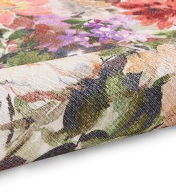 Clarke & Clarke Tahiti Runner rug Forest & Rouge CCTAHFRWA6123 Forest & Rouge