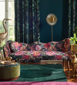 Tahiti Fabric by Clarke & Clarke Fuchsia