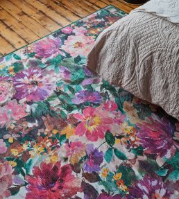 Clarke & Clarke Tahiti Runner rug Fuchsia CCTAHFUWA6123 Fuchsia
