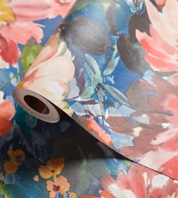 Tahiti Wallpaper by Clarke & Clarke Midnight
