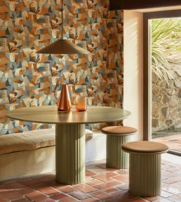 Tahiti Expression Wallpaper by Tres Tintas Blue