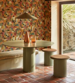 Tahiti Expression Wallpaper by Tres Tintas Orange