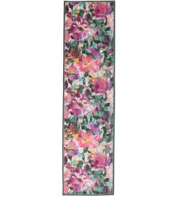 Clarke & Clarke Tahiti Runner rug Fuchsia CCTAHFUWA6123 Fuchsia