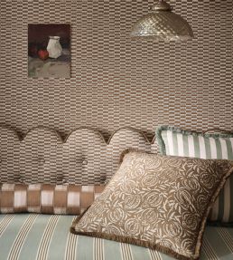Taia Fabric by Romo Copper
