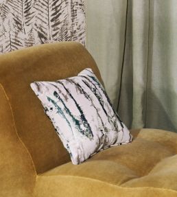 Takara Embroidery Fabric by Harlequin Forest/Stone