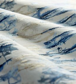 Takara Embroidery Fabric by Harlequin Indigo/Denim