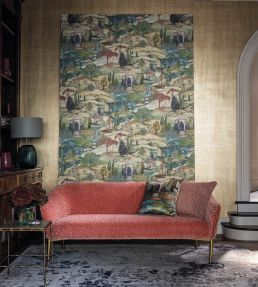 Talbot Fabric by Osborne & Little Airforce