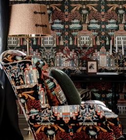 Tales of Tyrol Wallpaper by MINDTHEGAP Peat Black