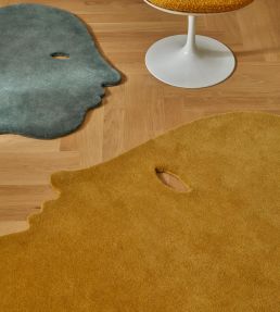 Nanimarquina Talk Talk Medium rug Mustard 01TAL00MMUS00 Mustard