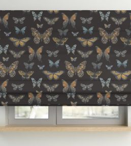 Taman Fabric by Arley House Black